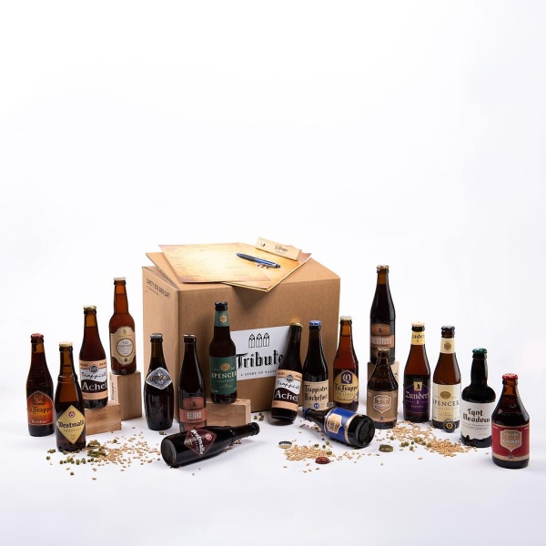 Product picture sample pack 18 trappist beers